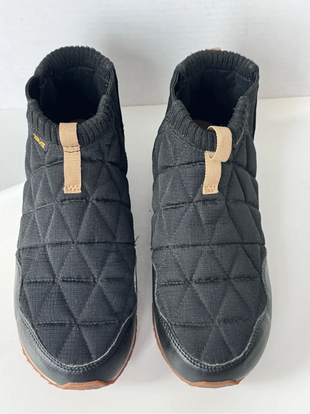 TEVA EMBER MID BLACK OUTDOOR QUILTED BOOTIES BOOTS SHOES WOMEN'S SHOES SIZE 8